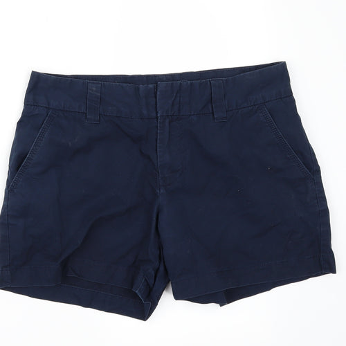 Tommy Hilfiger Womens Blue   Paperbag Shorts Size 6