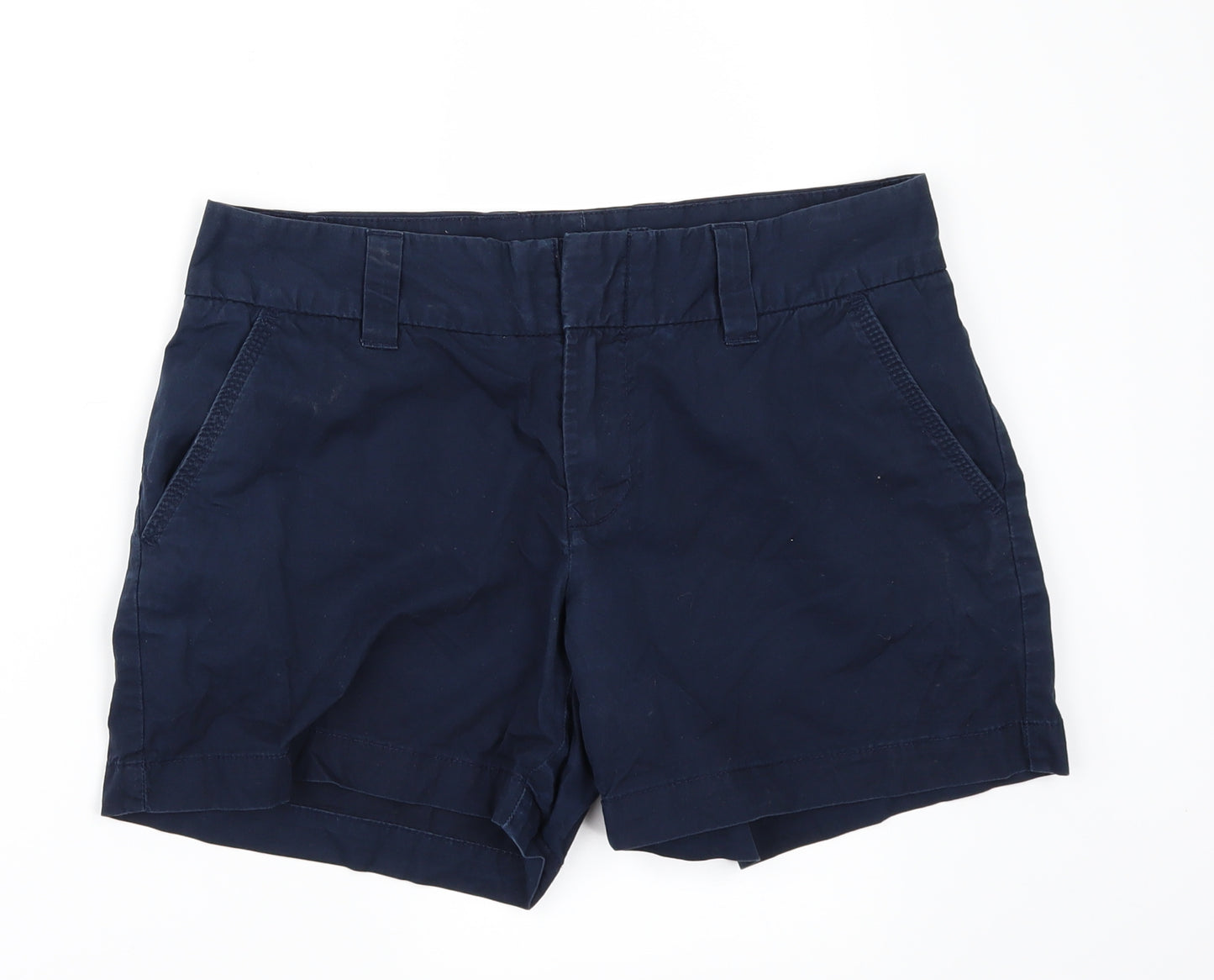 Tommy Hilfiger Womens Blue   Paperbag Shorts Size 6