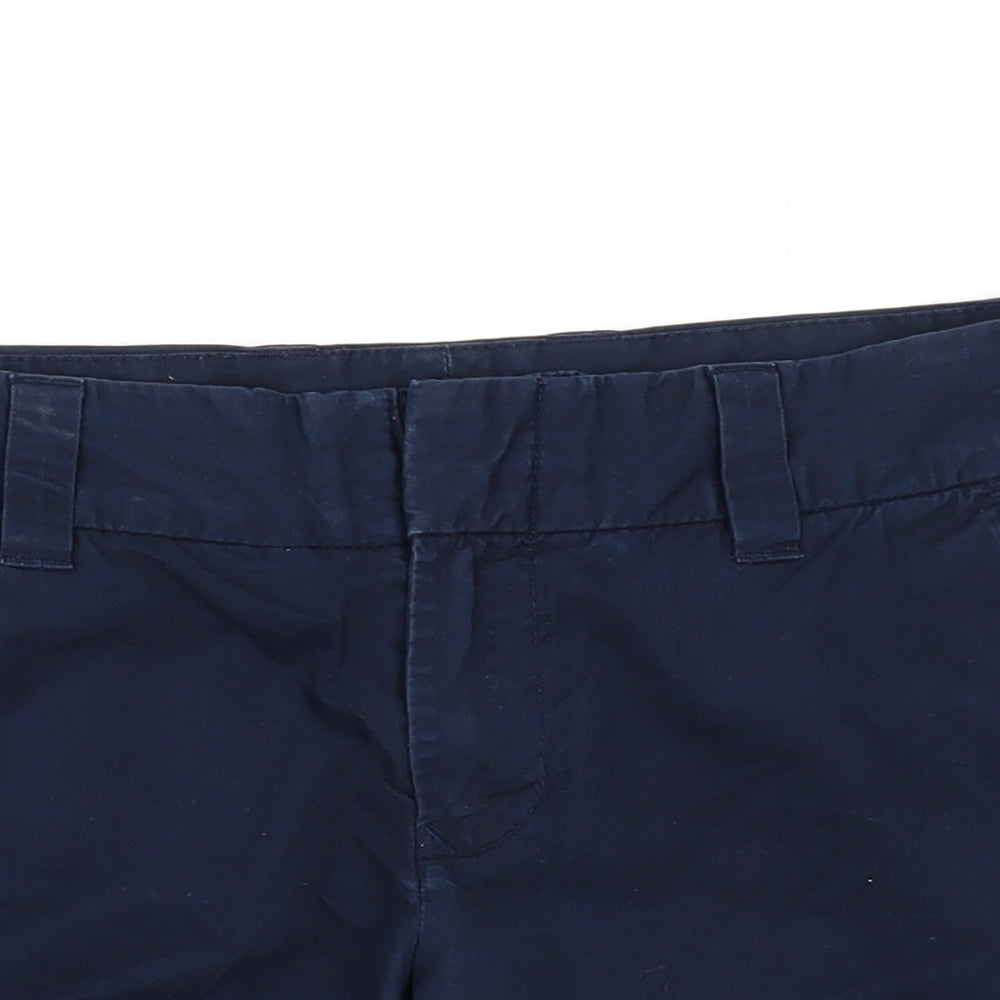 Tommy Hilfiger Womens Blue   Paperbag Shorts Size 6