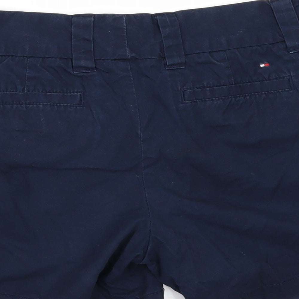 Tommy Hilfiger Womens Blue   Paperbag Shorts Size 6