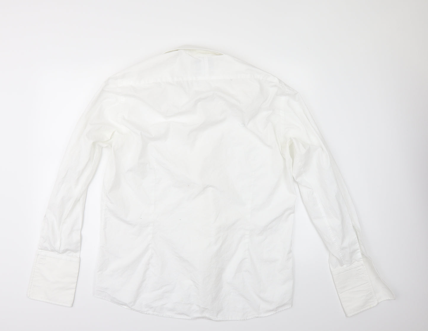 Hawes & Curtis Mens White    Dress Shirt Size 17