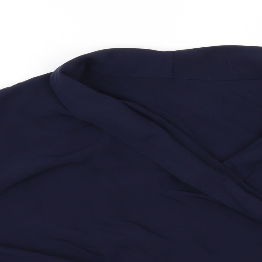 Marks and Spencer Womens Blue   Kimono Button-Up Size 16