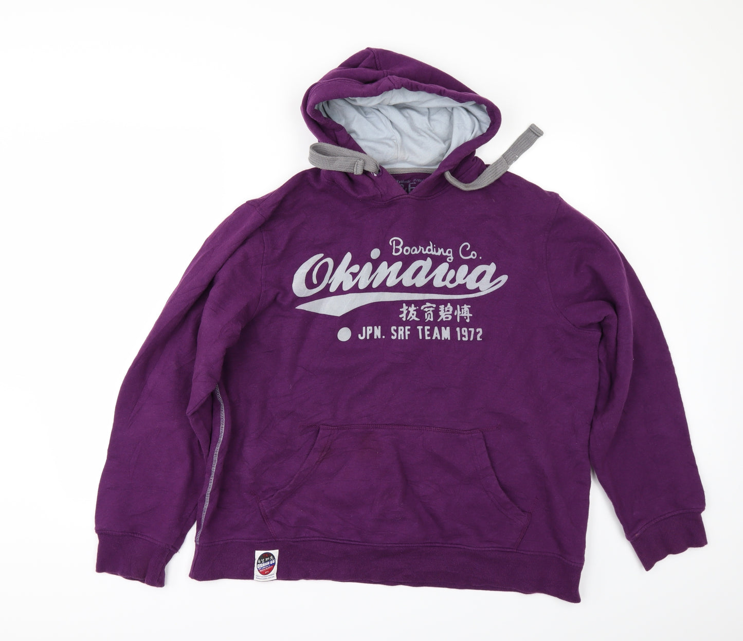 F&F Womens Purple   Pullover Hoodie Size L