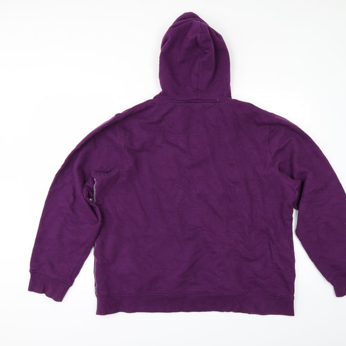 F&F Womens Purple   Pullover Hoodie Size L