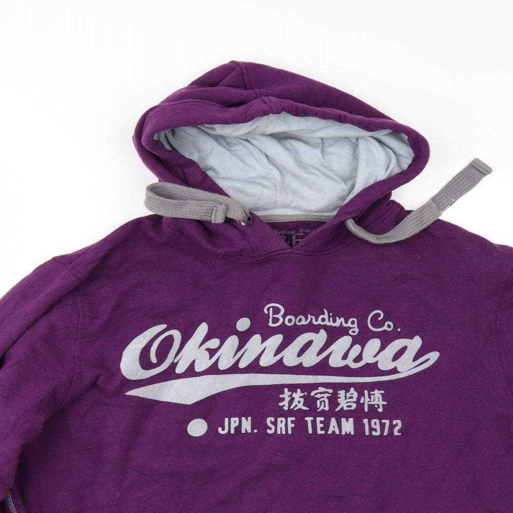 F&F Womens Purple   Pullover Hoodie Size L