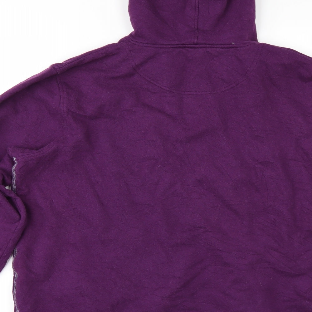 F&F Womens Purple   Pullover Hoodie Size L