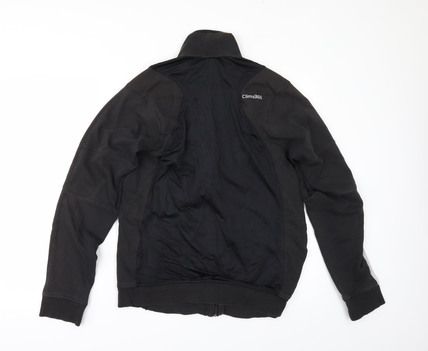 adidas Mens Black   Full Zip Hoodie Size M