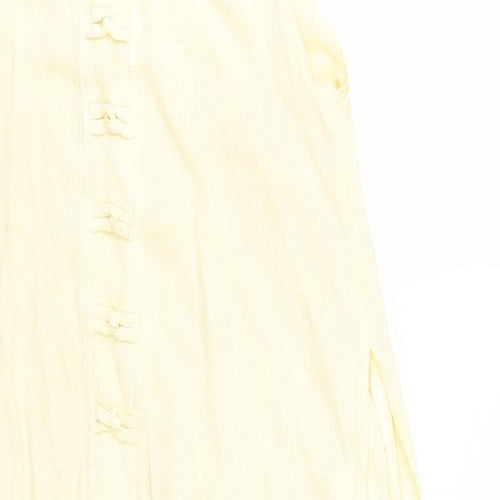 Preworn Womens Yellow   Sheath  Size S