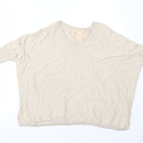 Sweet Romeo Womens Beige   Pullover Jumper Size S