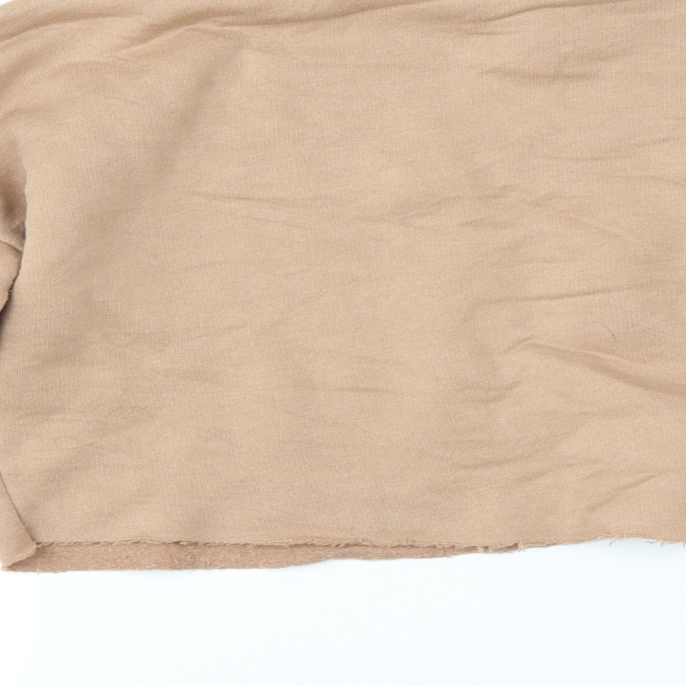 Primark Womens Beige   Pullover Sweatshirt Size S  - cropped