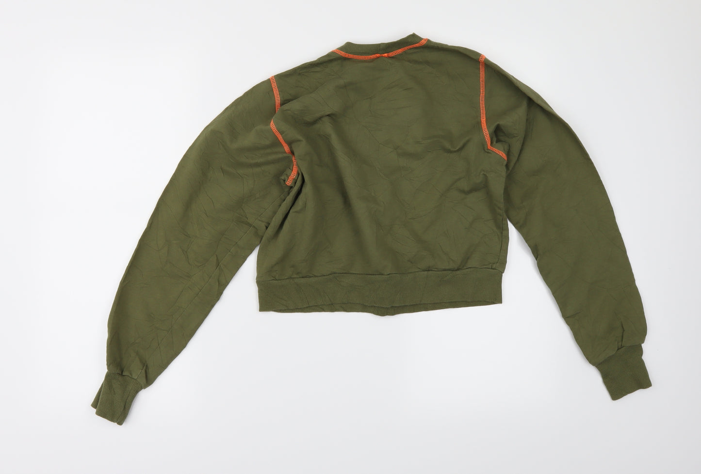 ASOS Womens Green   Pullover Sweatshirt Size 6