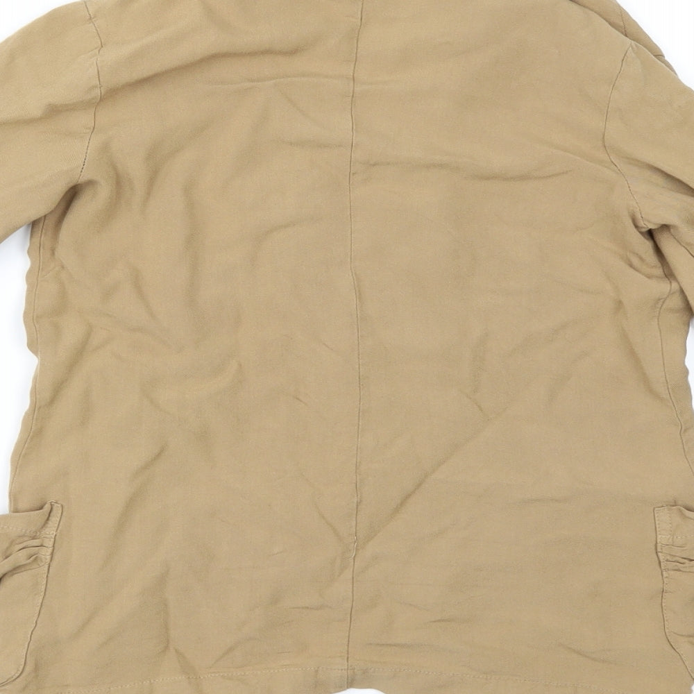 New Look Womens Beige   Jacket  Size 8