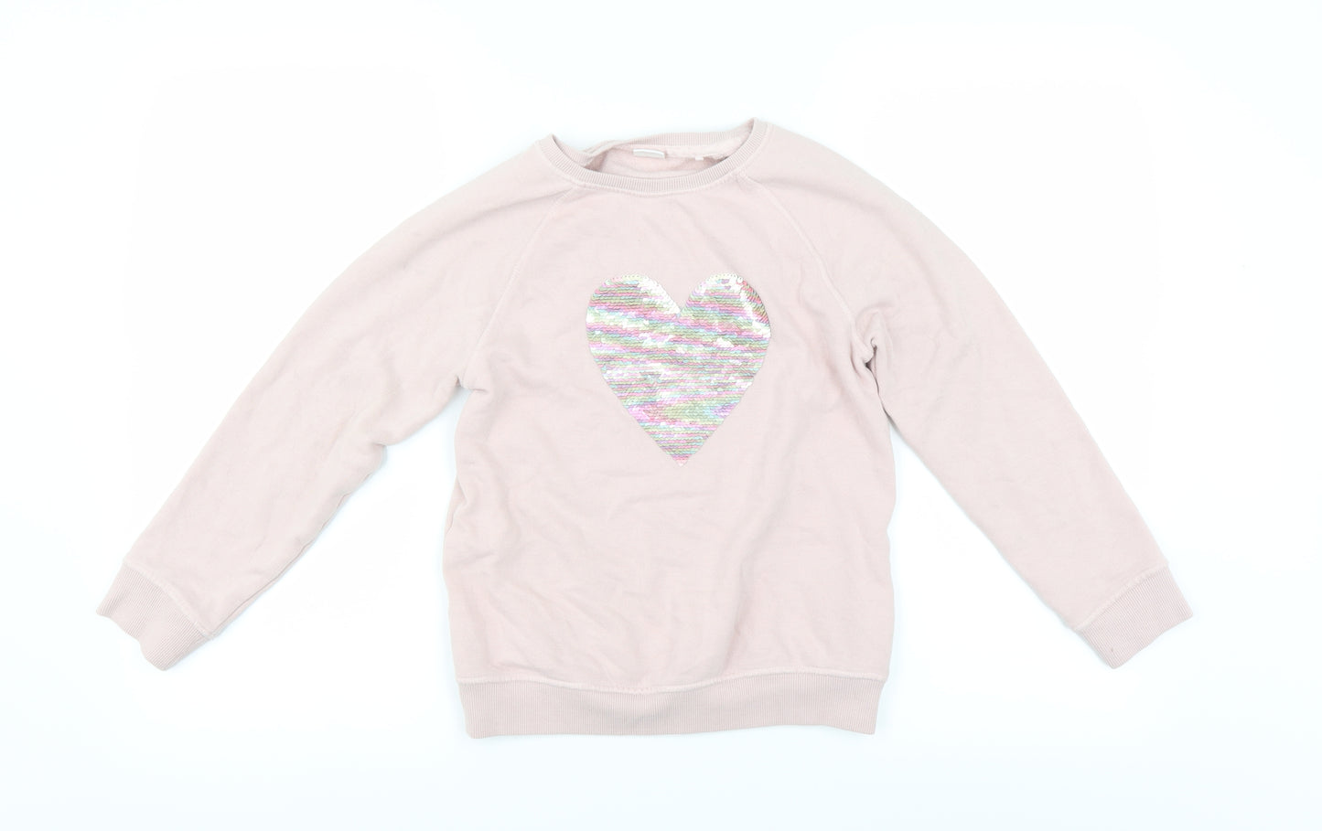 NEXT Girls Pink   Pullover Sweatshirt Size 10 Years