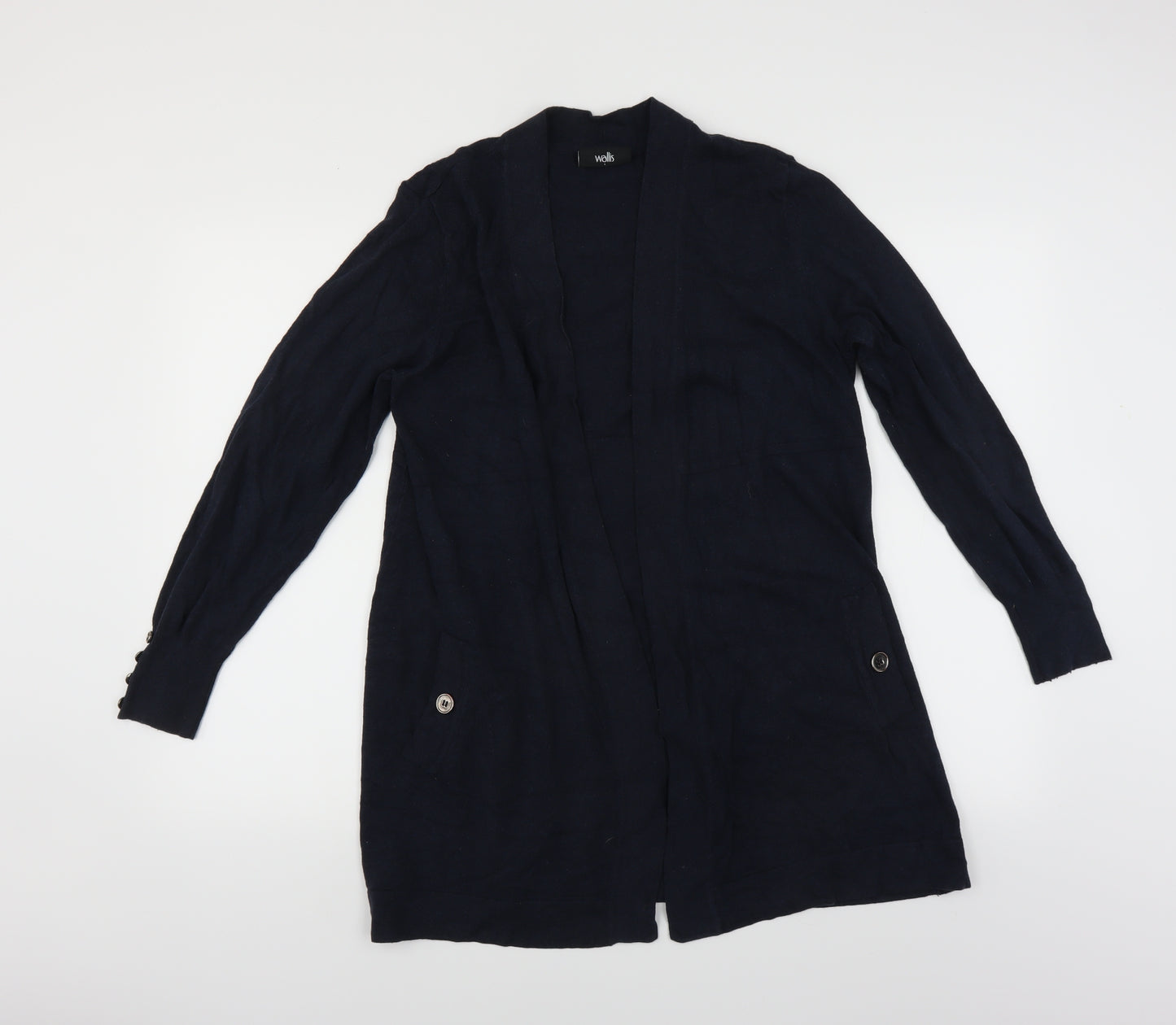 Wallis Womens Blue   Cardigan Jumper Size L