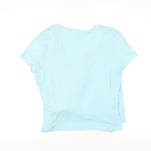 Lakeland Womens Blue   Basic T-Shirt Size 18