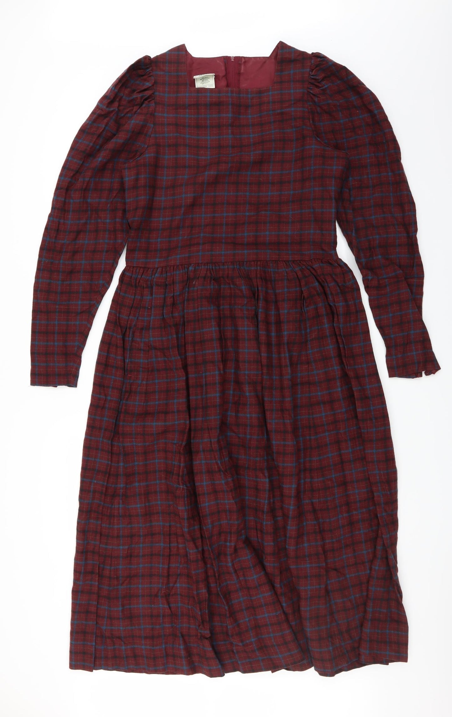 Laura Ashley Womens Red Check  Maxi  Size 12