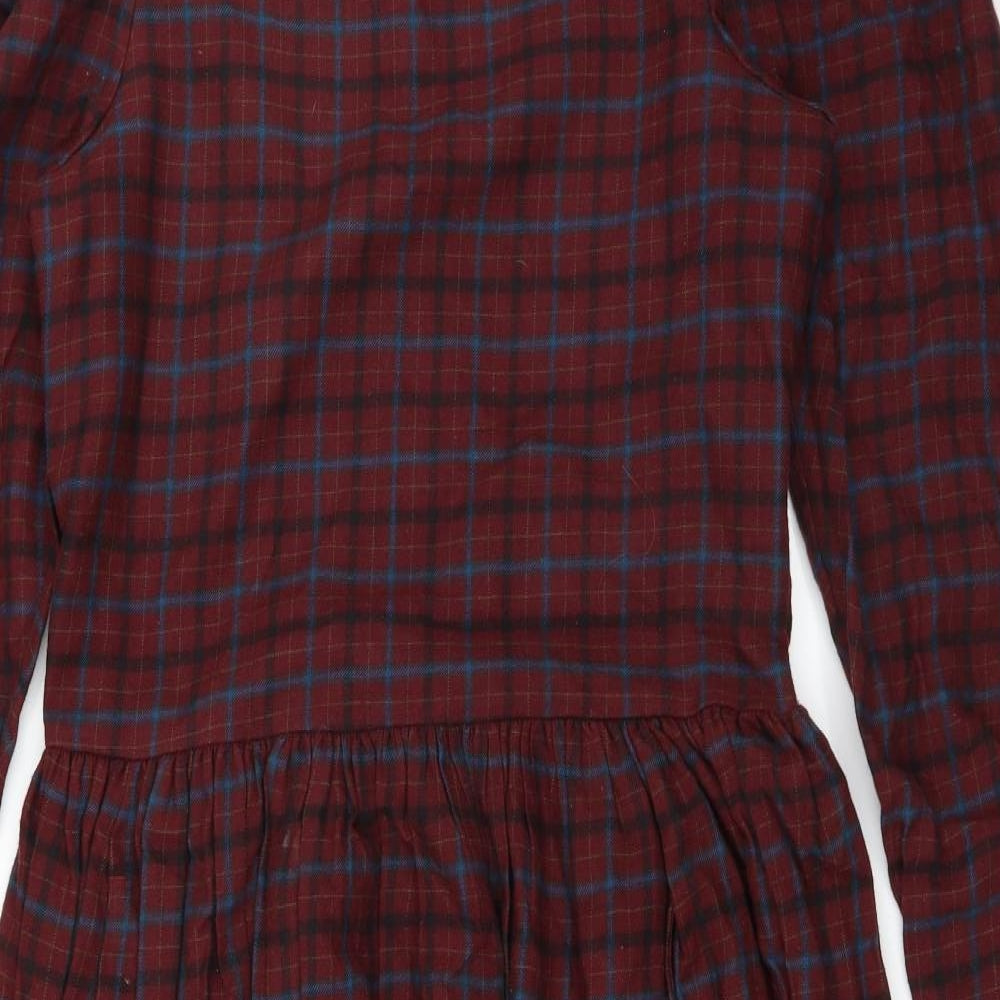 Laura Ashley Womens Red Check  Maxi  Size 12