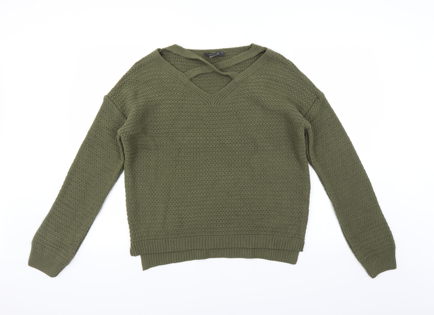 Primark Womens Green   Pullover Jumper Size M