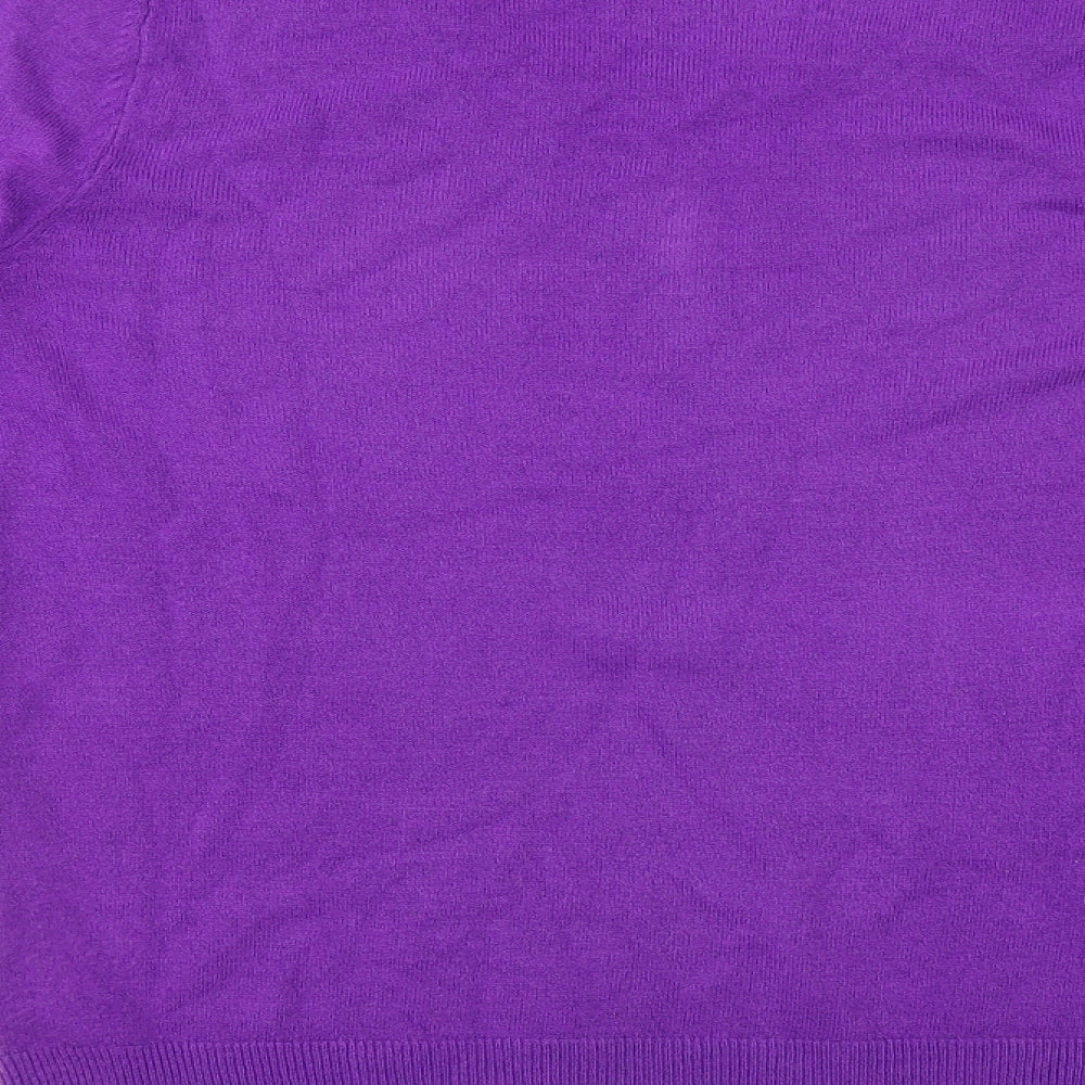 Love knitwear Womens Purple   Pullover Jumper Size 12