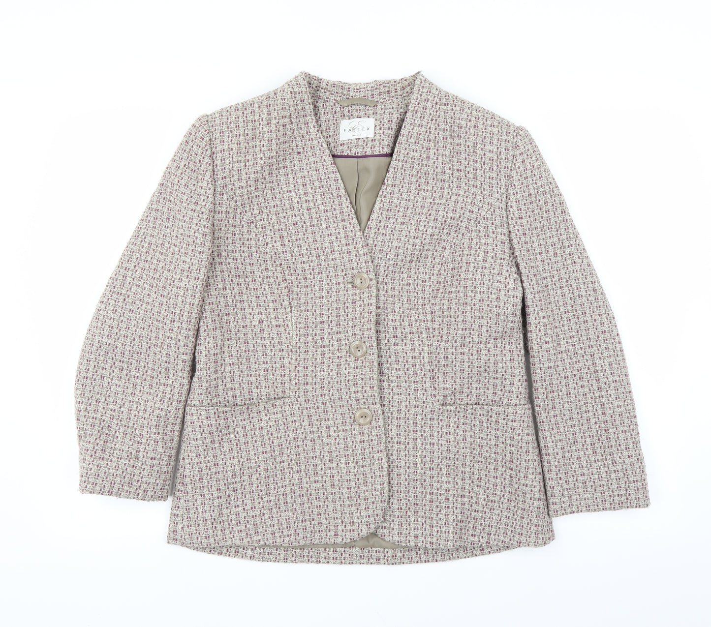 Eastex Womens Pink   Jacket Suit Jacket Size 12