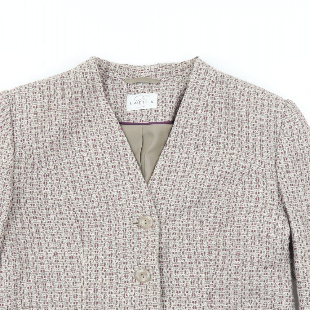 Eastex Womens Pink   Jacket Suit Jacket Size 12