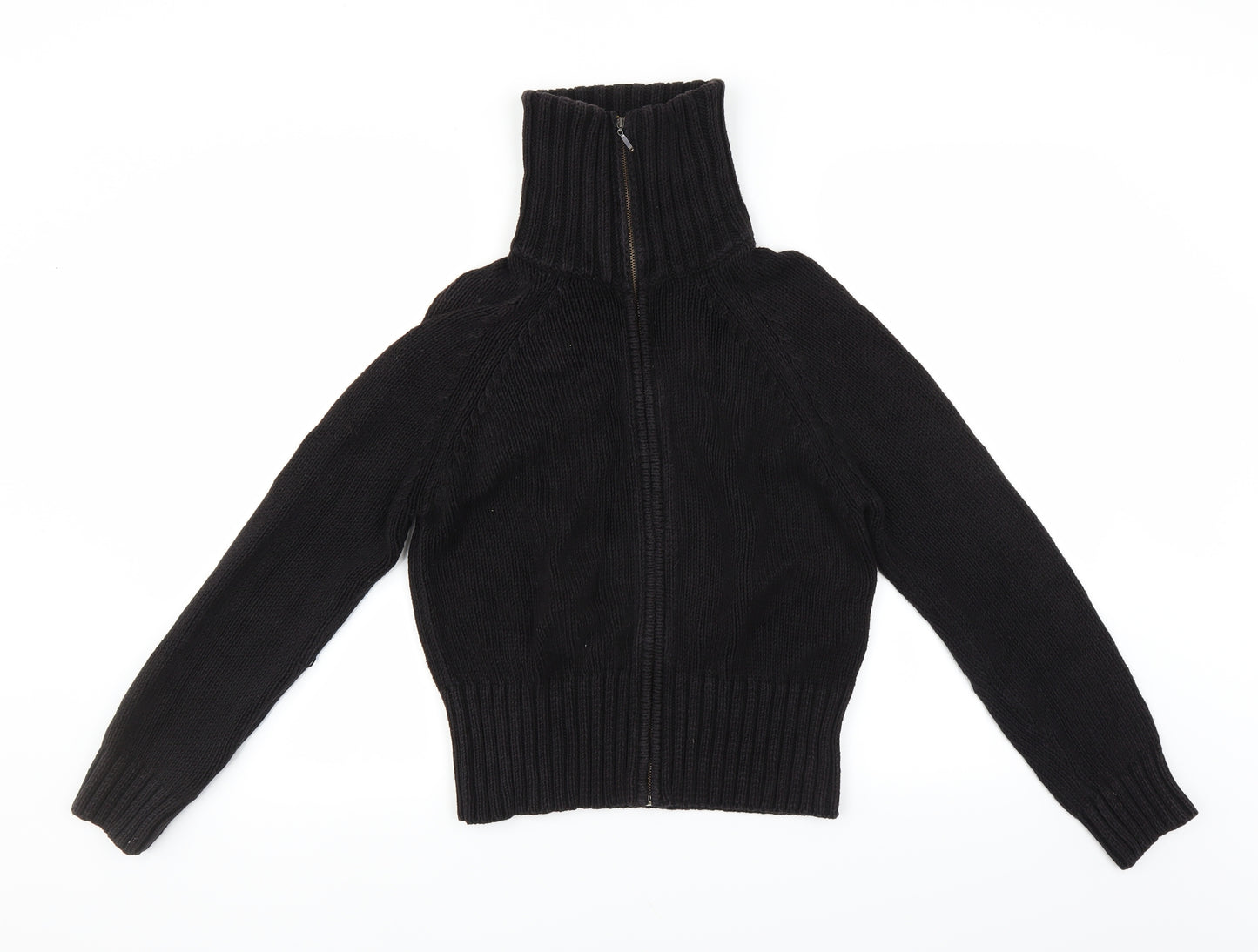 Marks and Spencer Womens Black   Full Zip Jumper Size 12