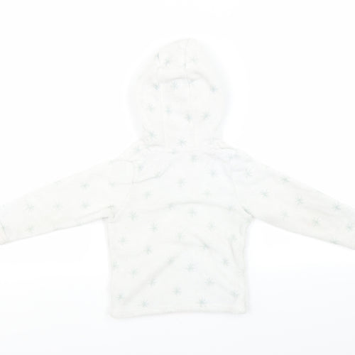 Nutmeg Girls White   Pullover Hoodie Size 2-3 Years  - christmas peppa pig