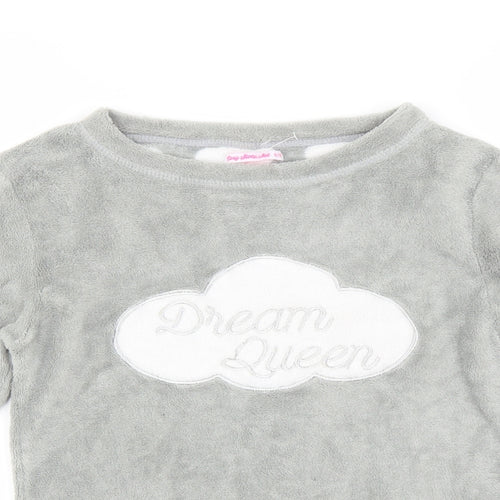 Preworn Womens Grey   Top Pyjama Top Size 8