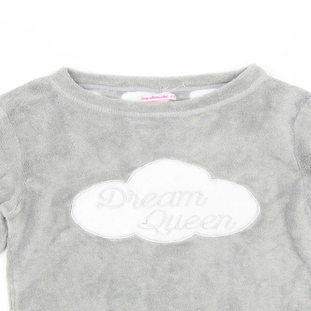 Preworn Womens Grey   Top Pyjama Top Size 8