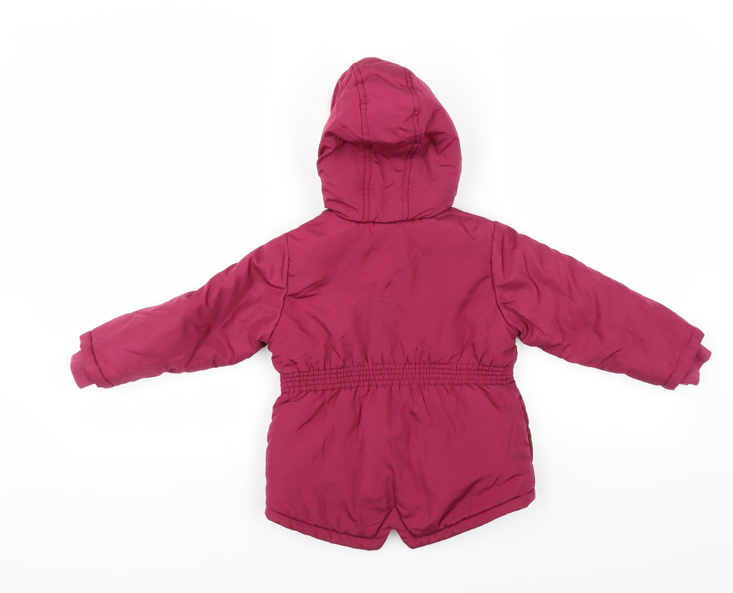 Nutmeg Girls Purple   Puffer Jacket Coat Size 2-3 Years  - peppa pig