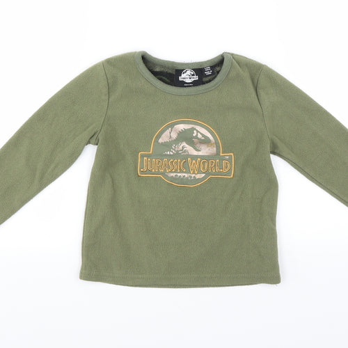 Primark Boys Green   Pullover Jumper Size 3-4 Years  - Jurassic World
