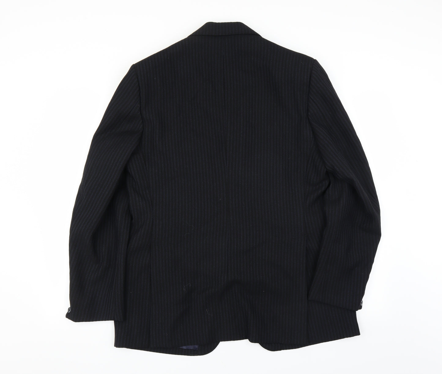 Jackson The Tailor Mens Blue Striped  Jacket Suit Jacket Size 40