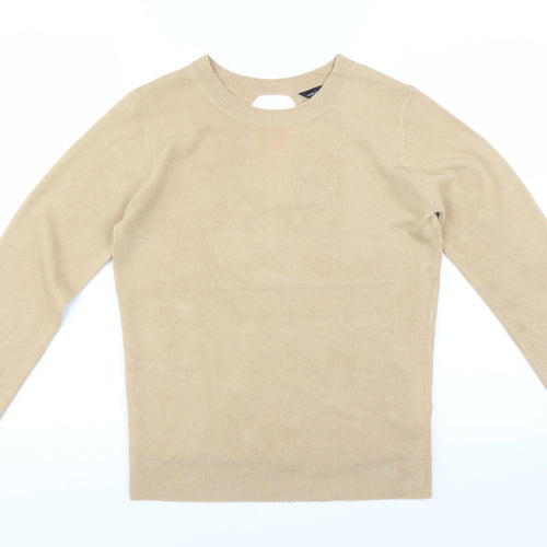 Dorothy Perkins Womens Beige   Pullover Jumper Size 8