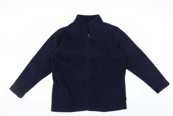 EWM Womens Blue Full Zip Jumper Size 14