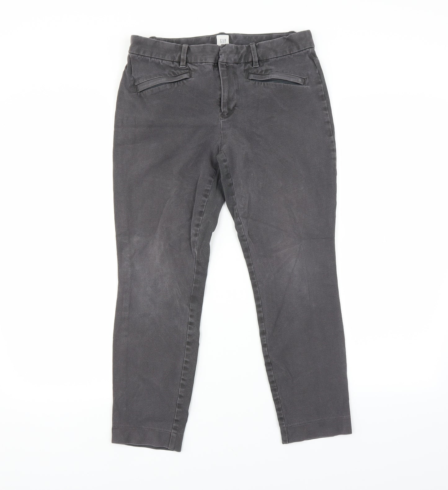 Gap Womens Grey   Chino Trousers Size 8 L24 in