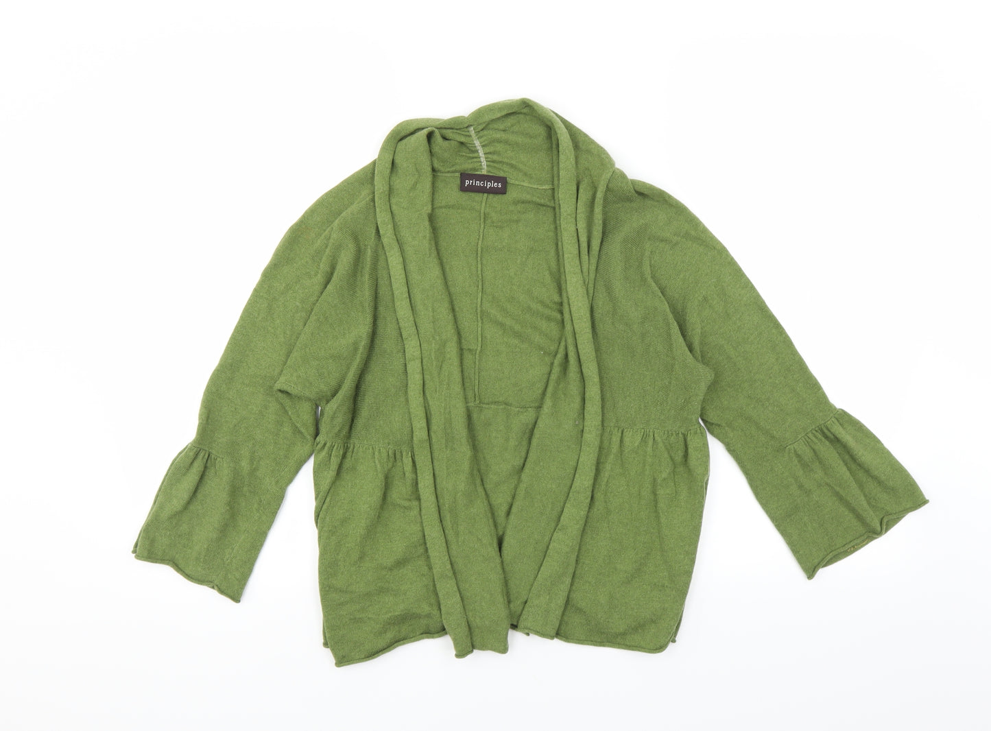 Principles Womens Green   Cardigan Jumper Size 14