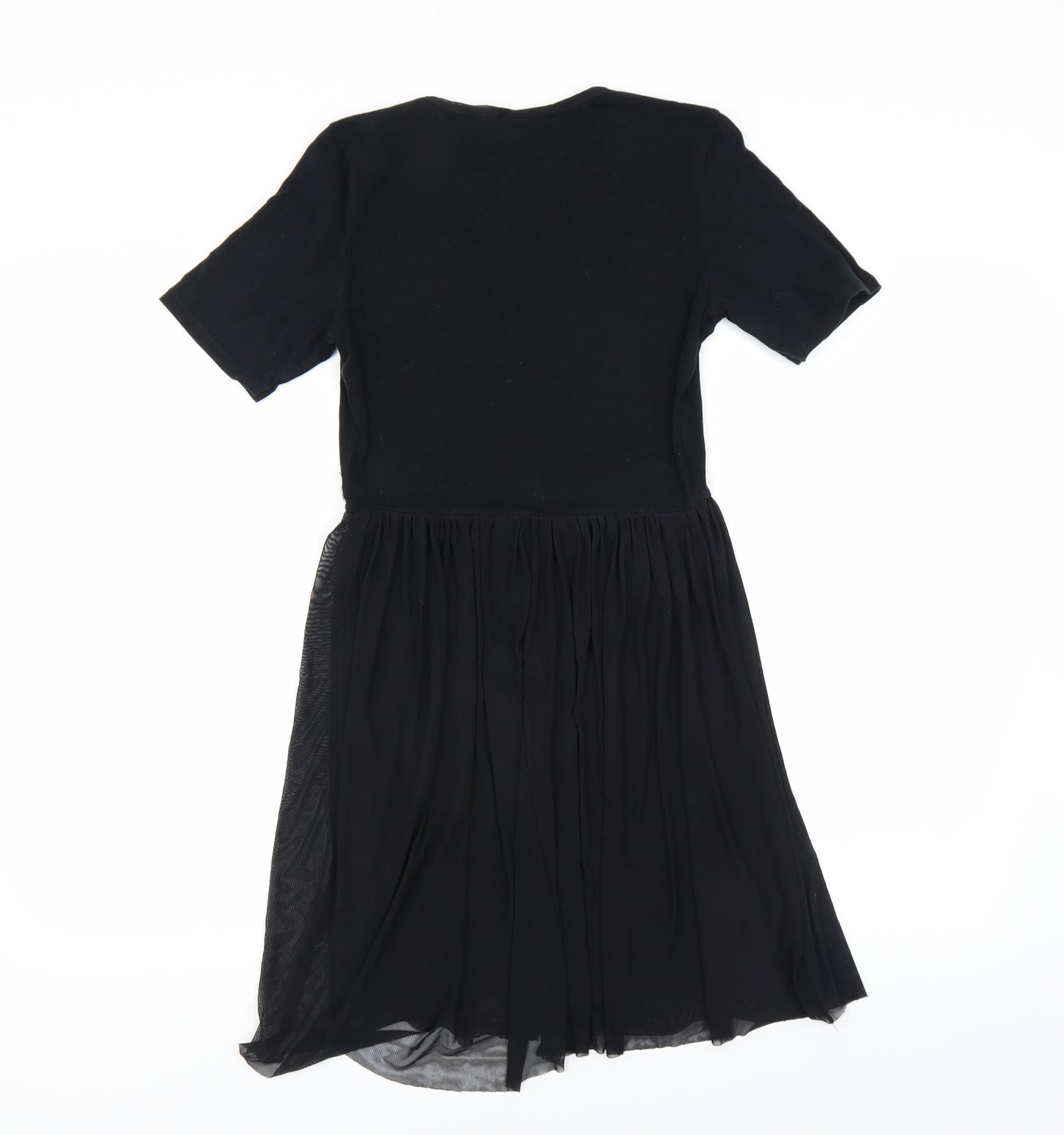 Topshop Womens Black   T-Shirt Dress  Size 8