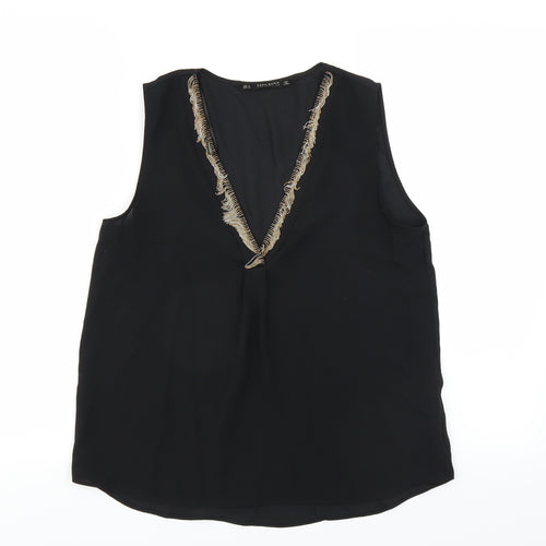 Zara Womens Black   Basic Blouse Size S