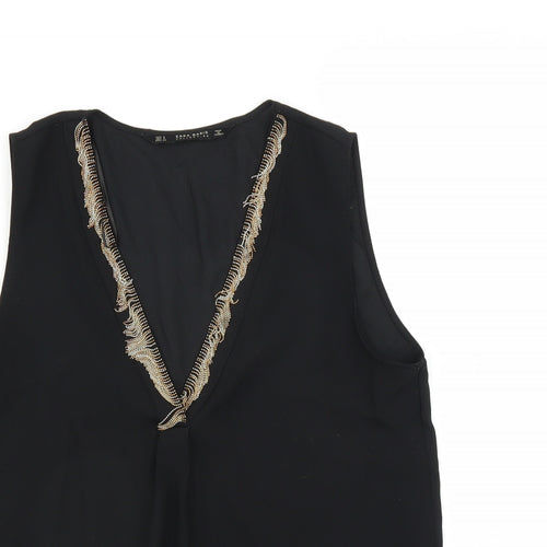 Zara Womens Black   Basic Blouse Size S