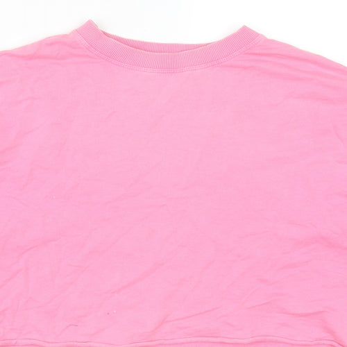 Pull & Bear Womens Pink   Pullover Sweatshirt Size S