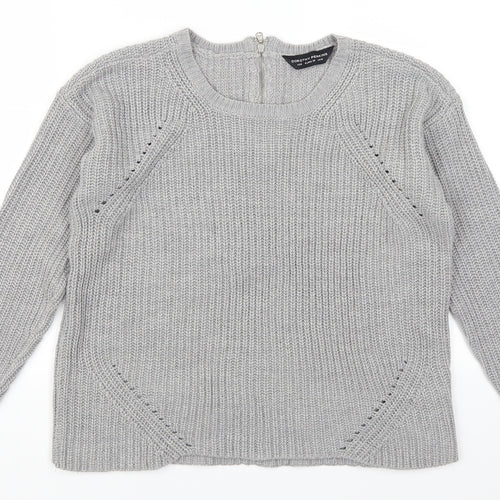 Dorothy Perkins Womens Grey   Pullover Jumper Size 10