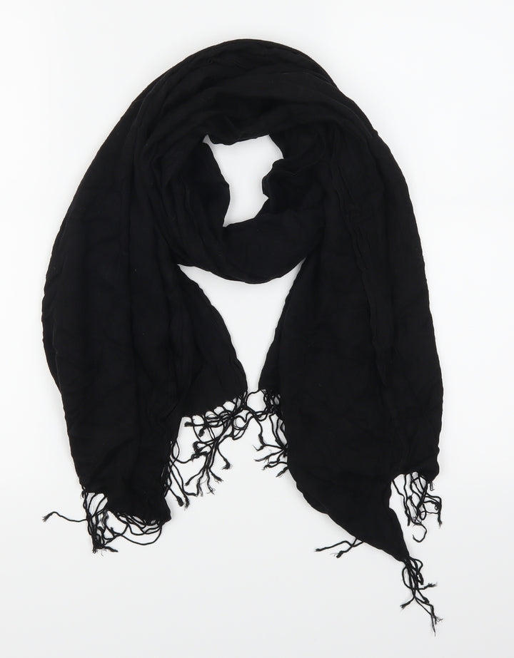 Preworn Womens Black    Scarf