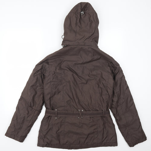 Trespass Womens Brown   Overcoat Coat Size L