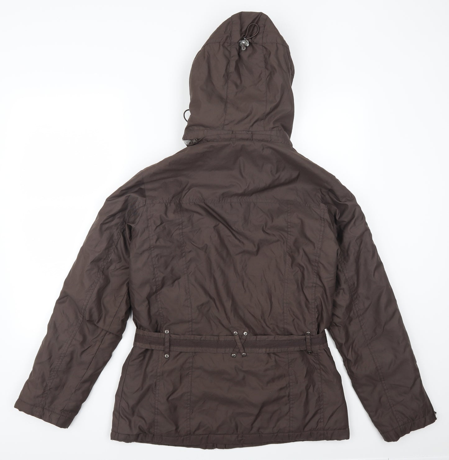 Trespass Womens Brown   Overcoat Coat Size L