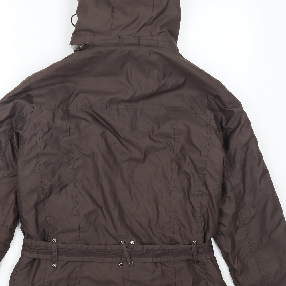 Trespass Womens Brown   Overcoat Coat Size L