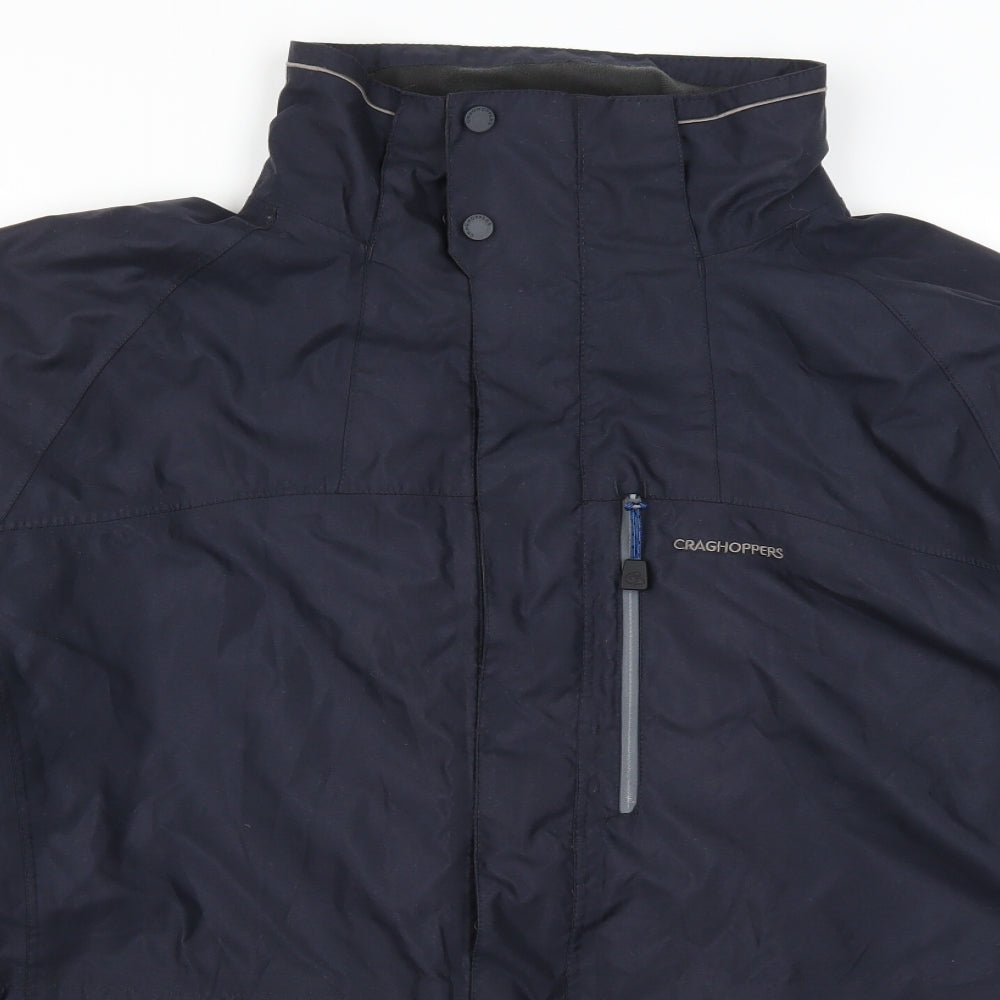 Craghoppers Mens Blue   Overcoat Coat Size 2XL