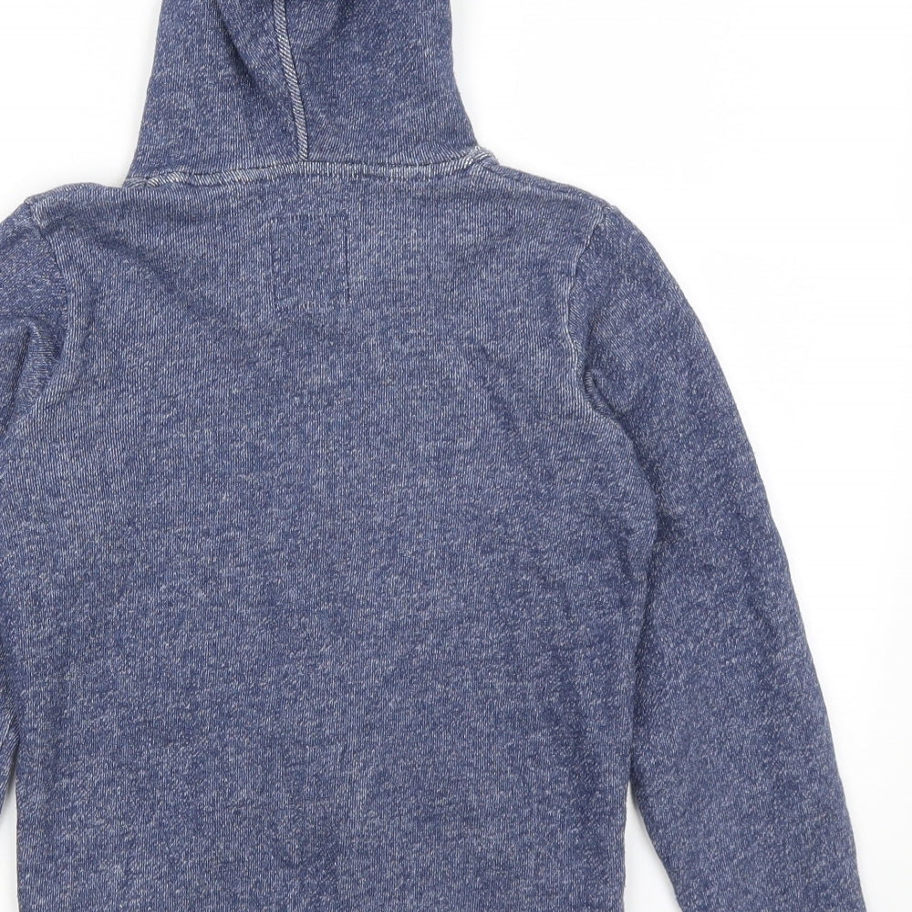 Marks and Spencer Girls Blue   Full Zip Hoodie Size 9-10 Years