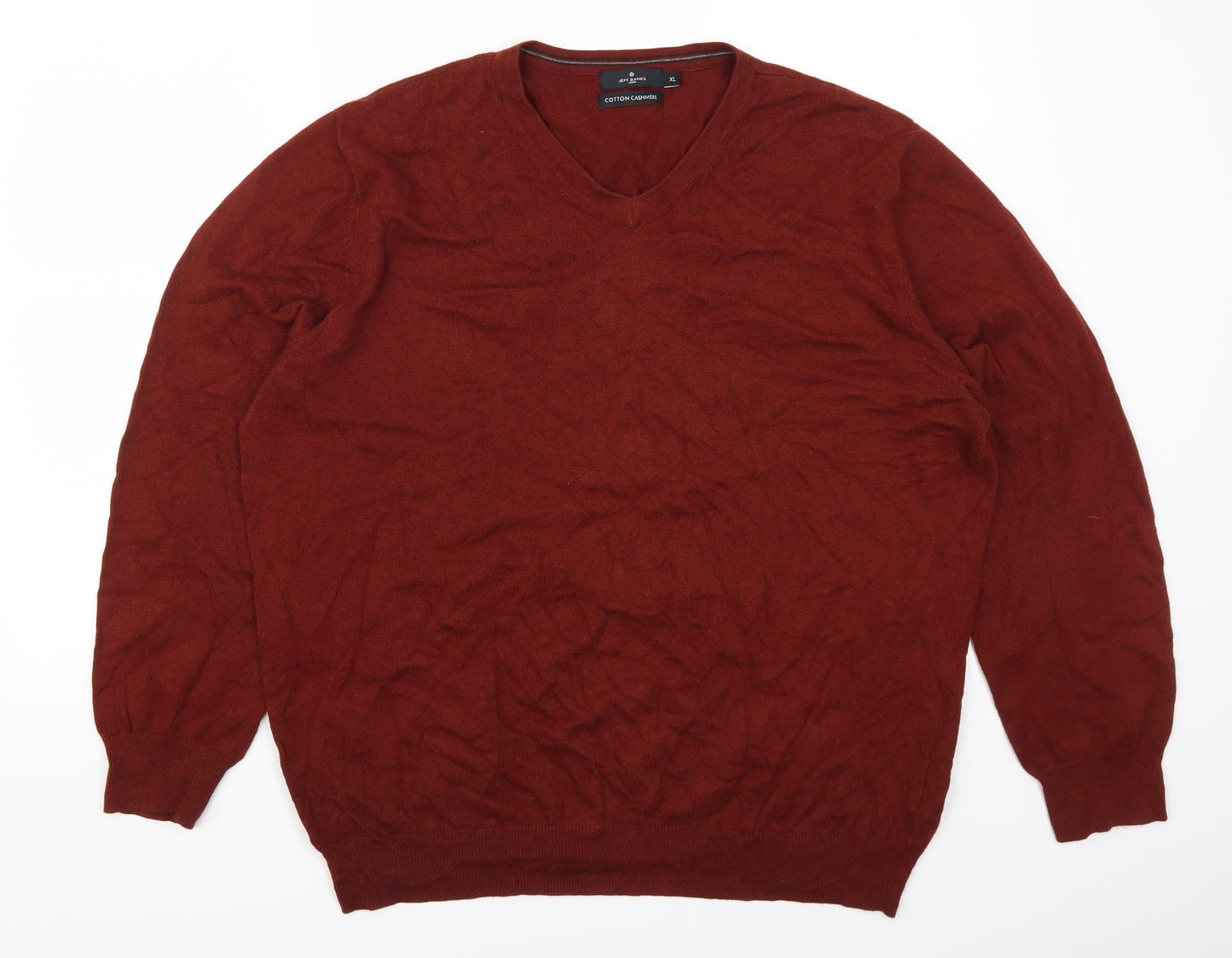 Jeff Banks Mens Red   Pullover Jumper Size XL