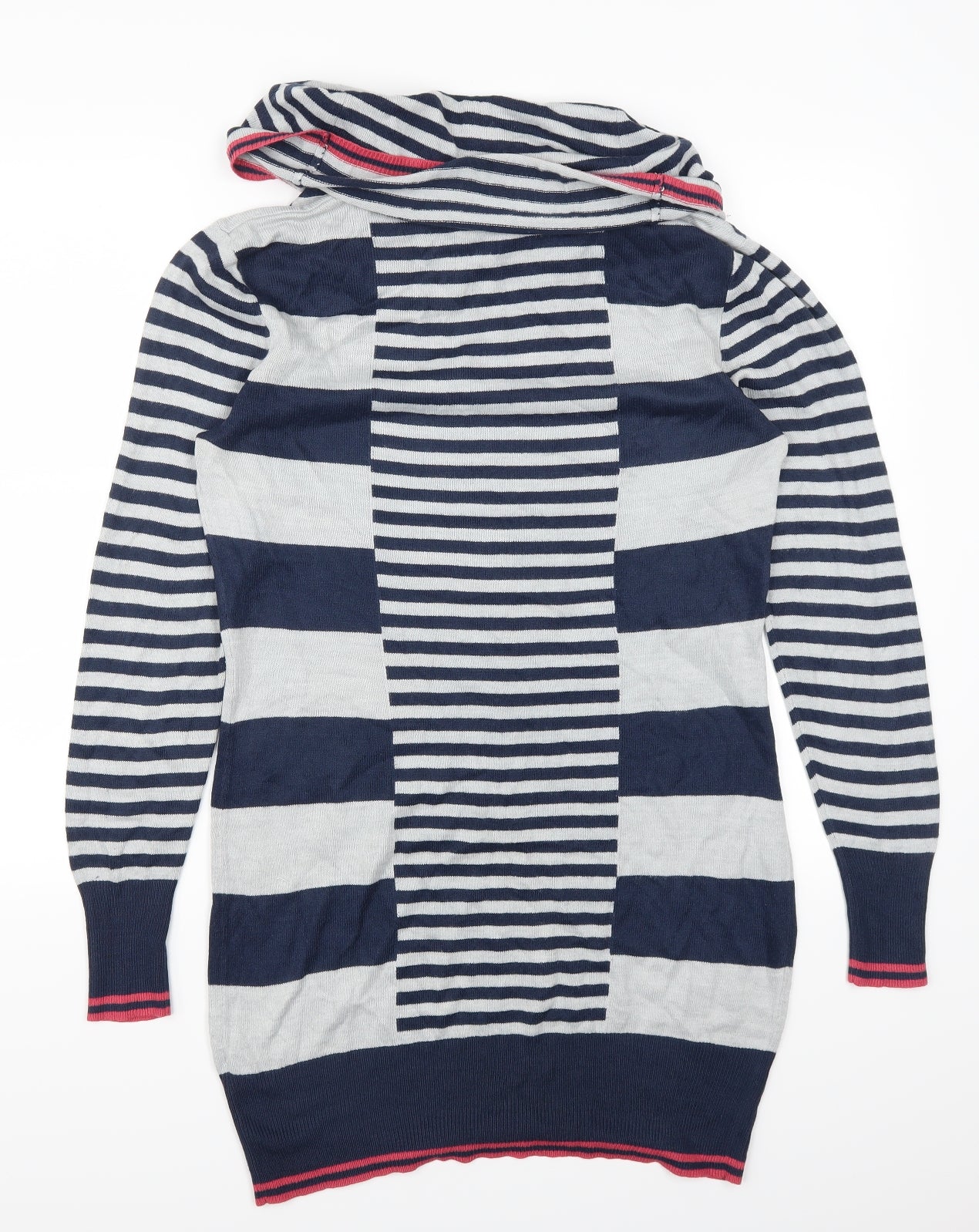 Marks and Spencer Womens Blue Striped  Jumper Dress  Size 12