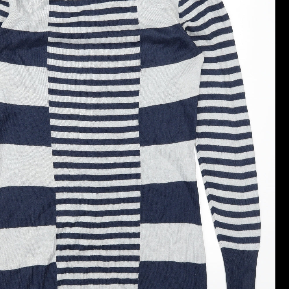 Marks and Spencer Womens Blue Striped  Jumper Dress  Size 12
